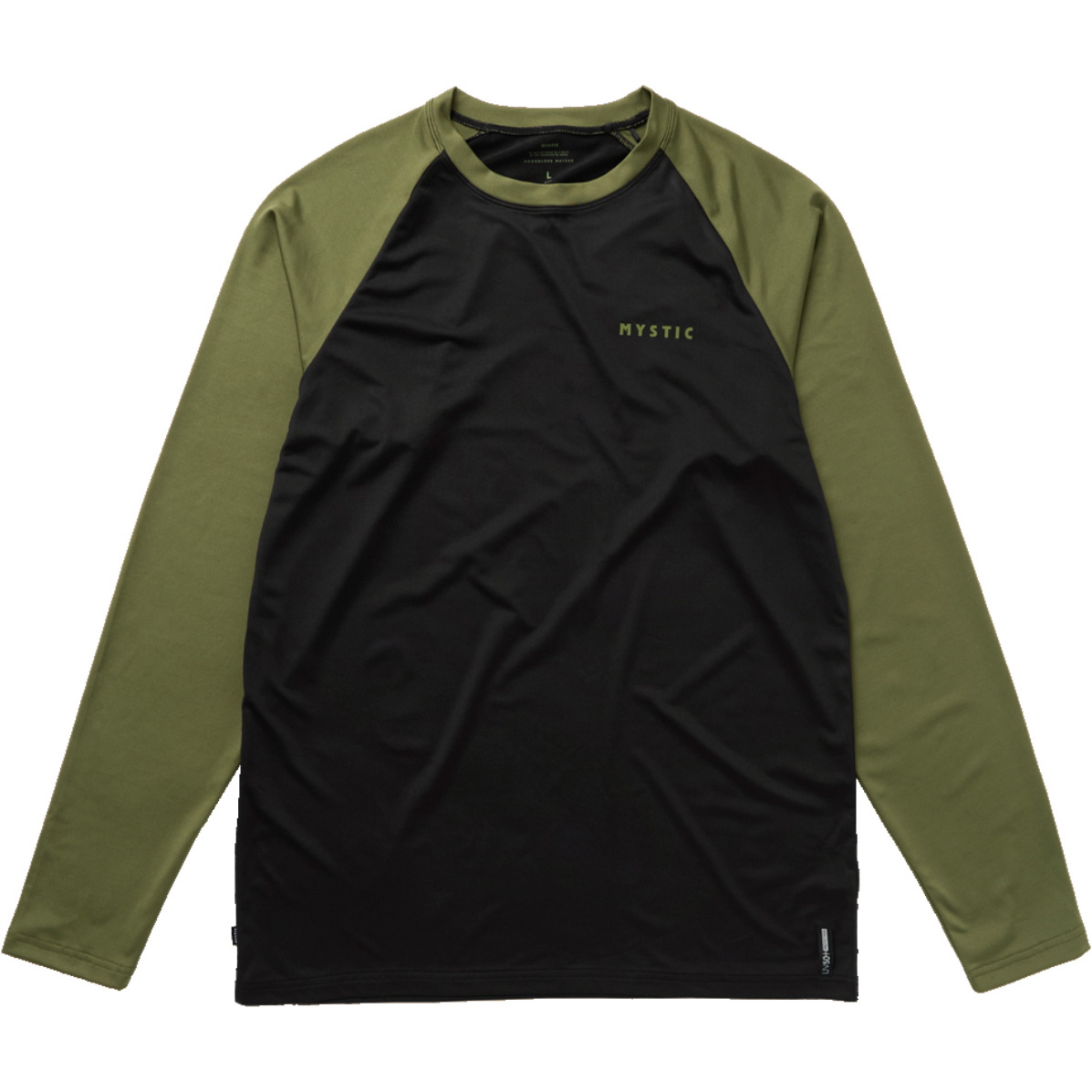 2026 Mystic Mens Bolt Long Sleeve Quickdry Top 35001.260120 - Olive Green